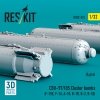 RESKIT RS32-0515 CBU-97/105 cluster bombs (4 pcs) (3D Printed) 1/32